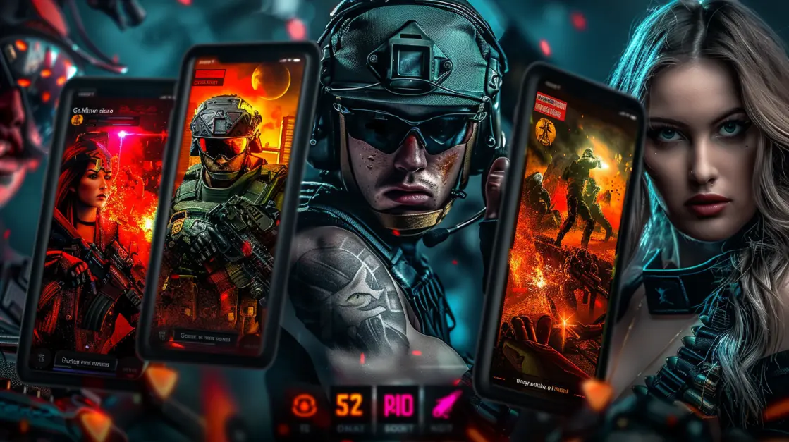 A fierce cat-girl with a long tail holds an American football in a purple-lit stadium, with a large screen displaying the words SPORTS BETTING.